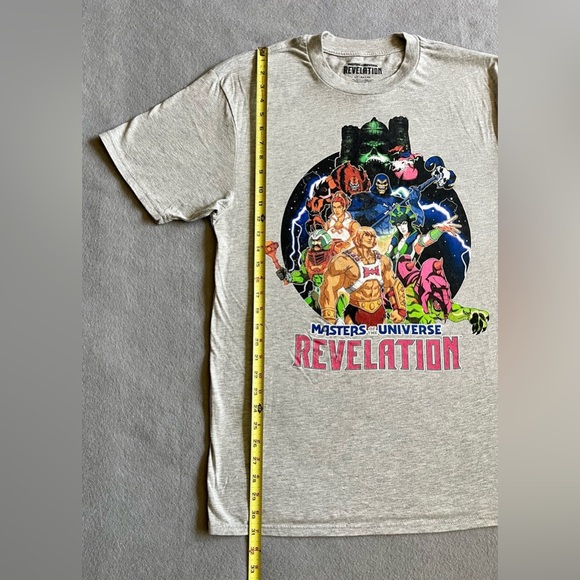 Masters Of The Universe Revelation Men’s T-Shirt Gray Size LT - Picture 4 of 6